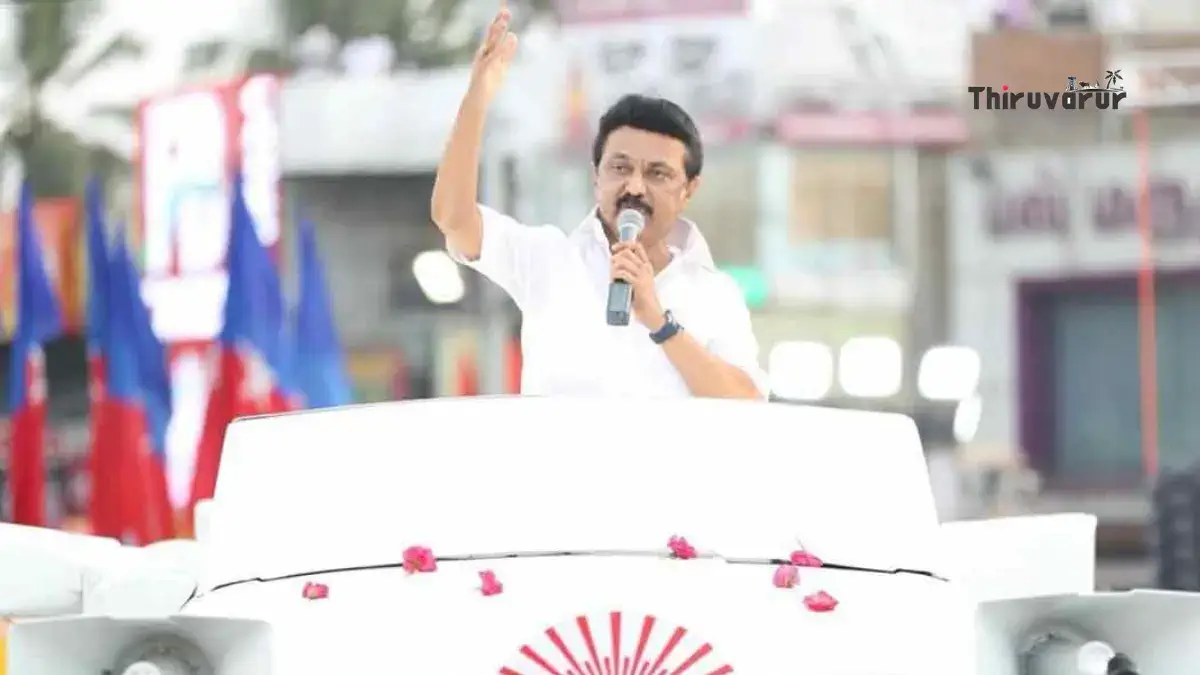 Election campaign tour of Chief Minister M.K.Stalin today 07.04.2024 Puducherry