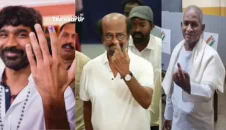 Screen Celebrities Voted in Chennai