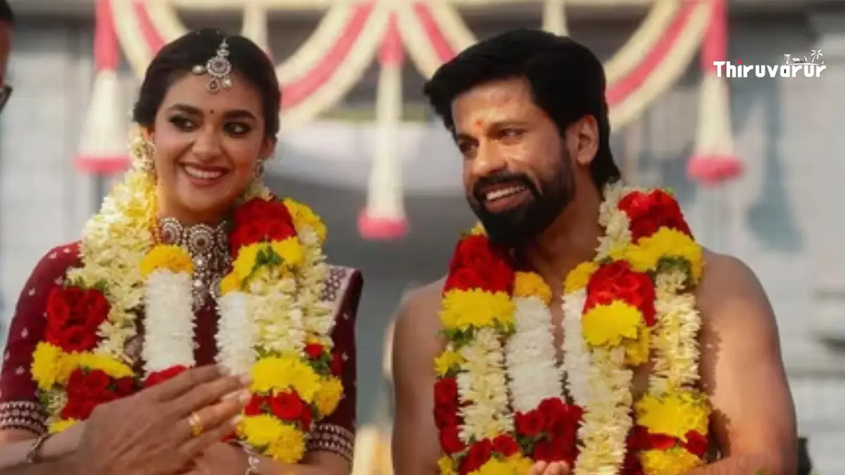 Keerthy Suresh with Antony Thattil